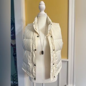 Edie Bauer  Premium Goose Down Puffer vest women Small  Full zip